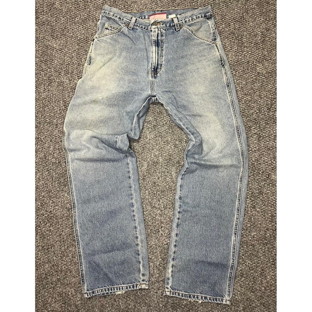 Old Navy Men's Light Blue Light Wash Straight Denim Jeans Regular Fit 32x32